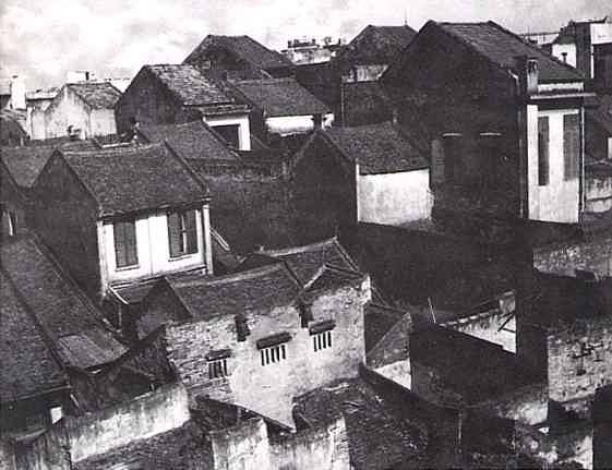 Mái nhà cổ phố hàng bạc, Hà nội 1956