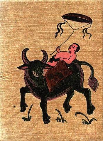 Cưỡi trâu thả diều 