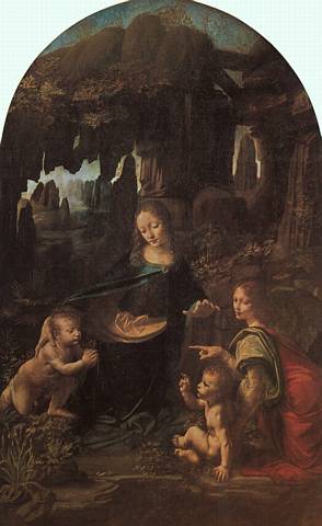  Virgin of the Rocks -The Louvre, Paris, France