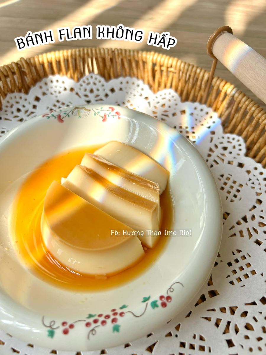 Bánh Flan Không Hấp                                                                                                                                   