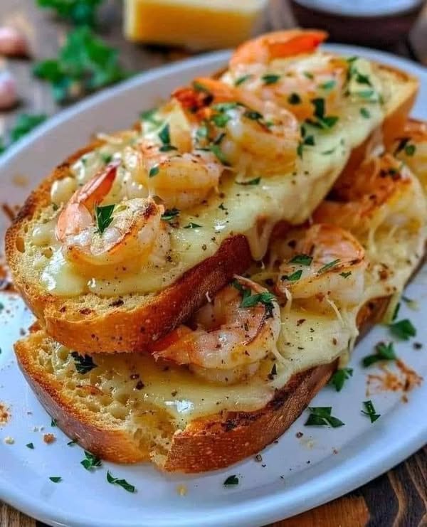 Bánh Mì Tôm Phó Mát                                                                                                                                   