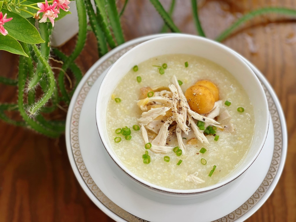 Cháo Gà Đậu Xanh                                                                                                                                      