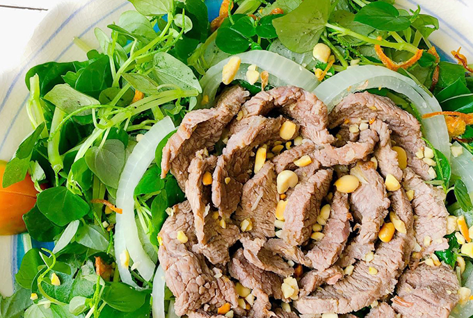Gỏi Thịt Bò Rau Càng Cua                                                                                                                              