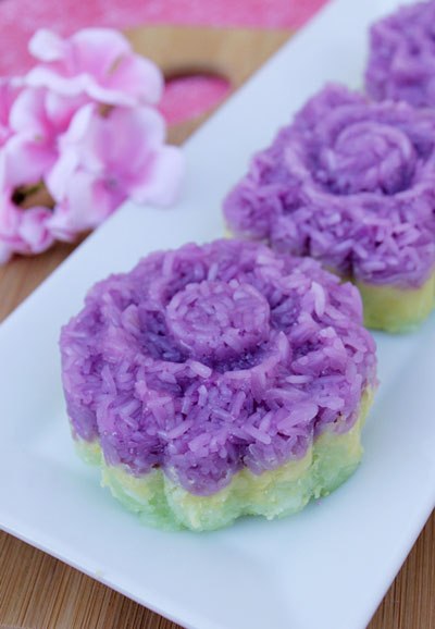 Xôi Ba Màu Đẹp Mắt Cho Ngày  Tết                                                                                                                      