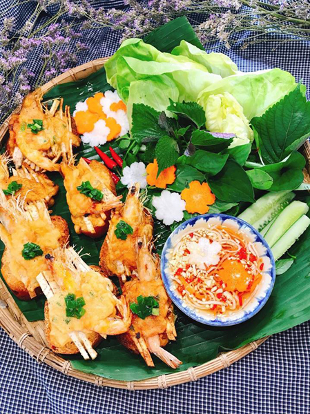 Bánh Mì Tôm Chiên Giòn                                                                                                                                
