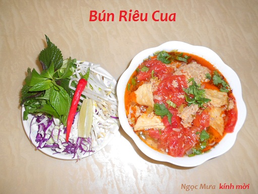 Bún Riêu Cua                                                                                                                                          