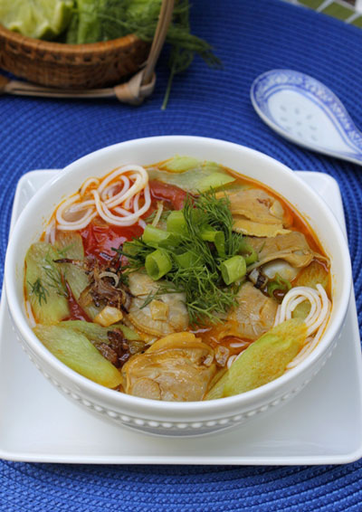 Bún Nghêu Dọc Mùng ( Bạc Hà)                                                                                                                          