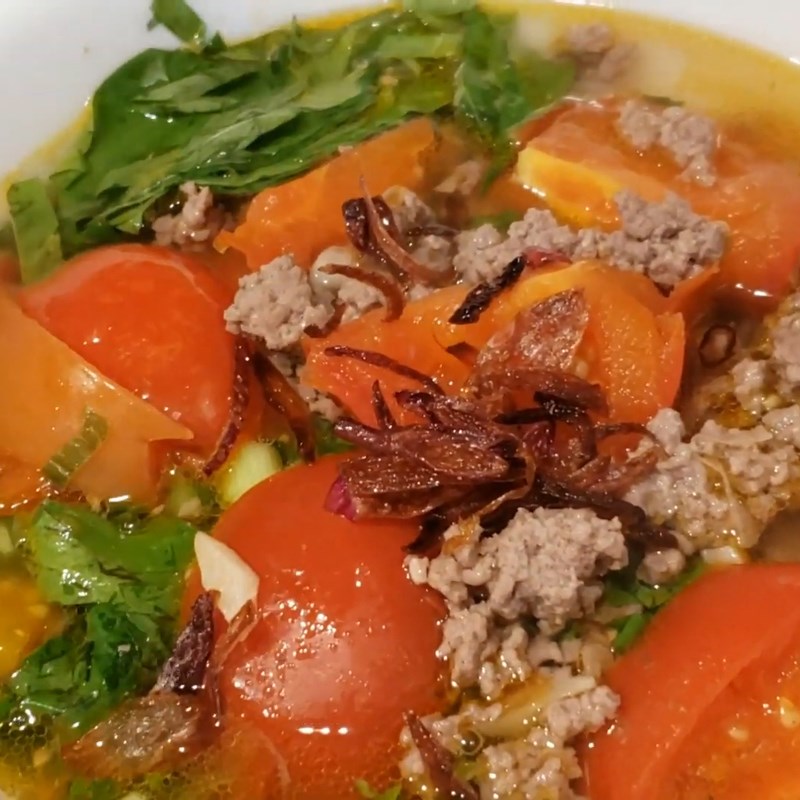 Bún Thịt Bò Cà Chua                                                                                                                                   