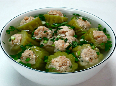 Khổ Qua (Mướp Đắng) Nhồi Cá Thác Lác                                                                                                                  
