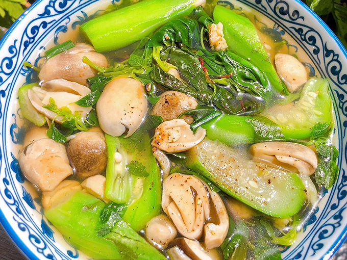 Canh Rau Dền Chay                                                                                                                                     