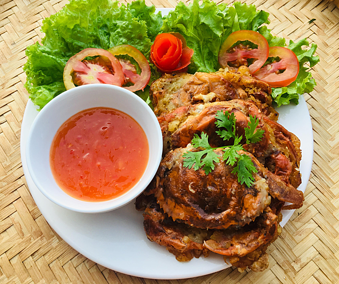 Cua Lột Chiên Bột                                                                                                                                     