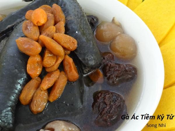 Gà Ác Tiềm Kỷ Tử                                                                                                                                      