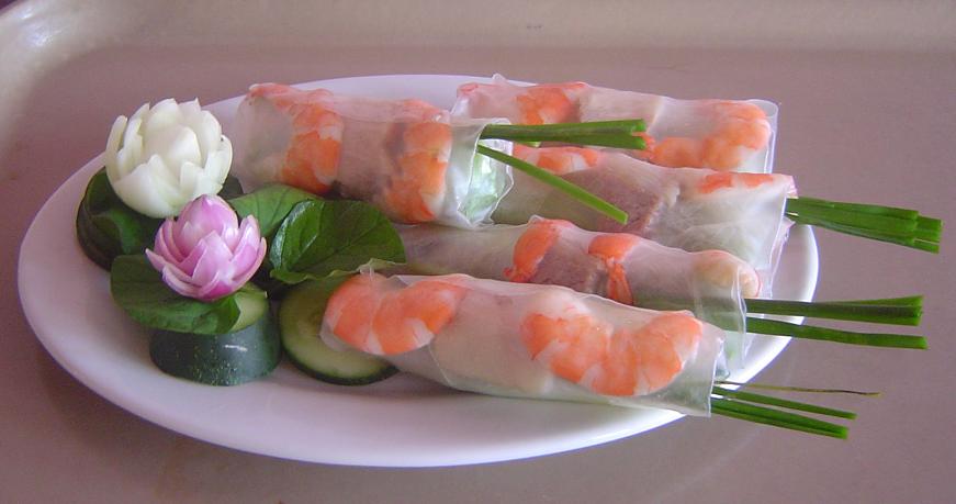 Gỏi Cuốn Tôm Thịt                                                                                                                                     