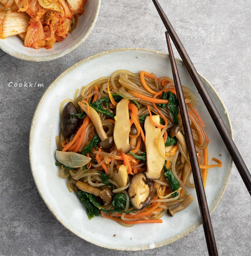 Miến Trộn Chay Kiểu Hàn Quốc                                                                                                                          