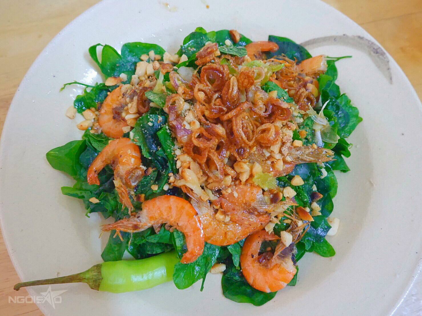 Salad Rau Ngót Dầu Giấm                                                                                                                               