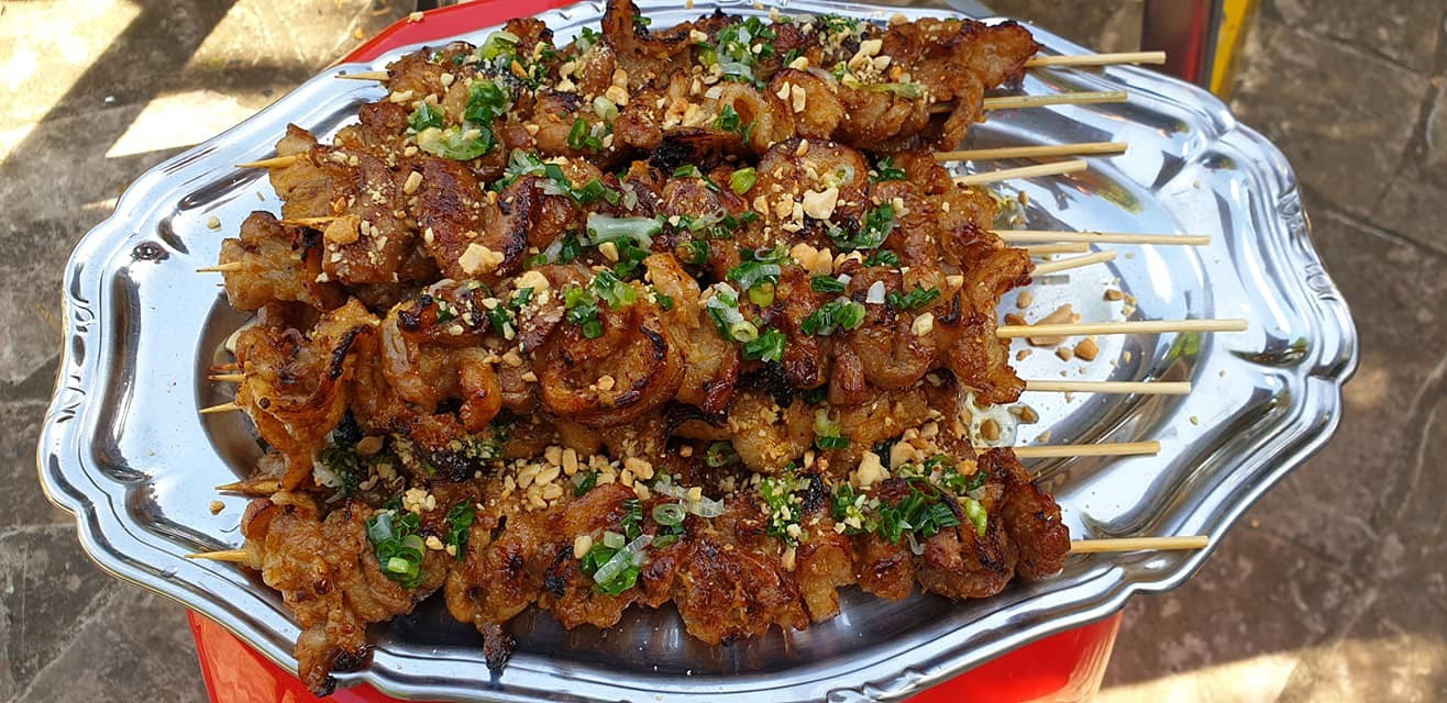 Thịt Heo Nướng Lụi                                                                                                                                    