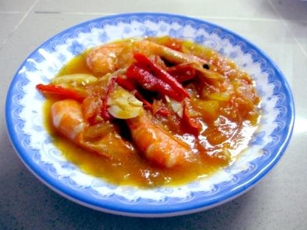 Tôm Sốt Cà Chua                                                                                                                                       
