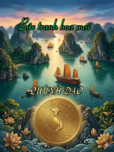 Bức tranh hoa mai 