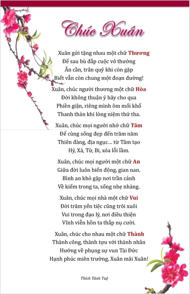 Chúc Xuân